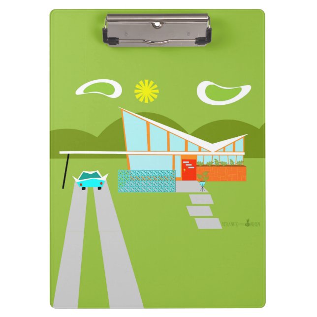 Pranchetas Área de transferência da Primavera da Palm Retro (Frente)