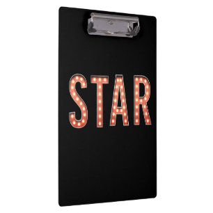 Pranchetas Área de Transferência das Luzes da Marca STAR