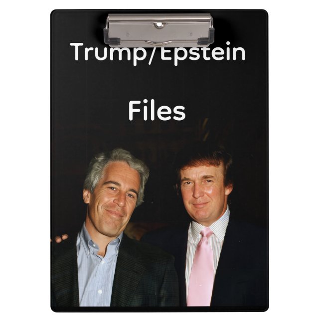 Pranchetas Área de Transferência de Arquivos Trump/Epstein (Frente)
