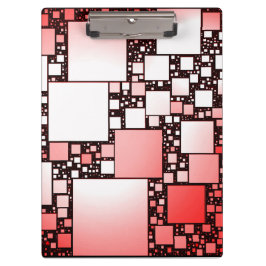 Pranchetas Área de Transferência de Dança Quadrada Vermelha e