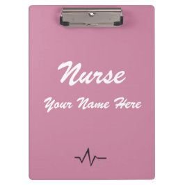 Pranchetas Área de Transferência de Enfermeiro, Personalizada