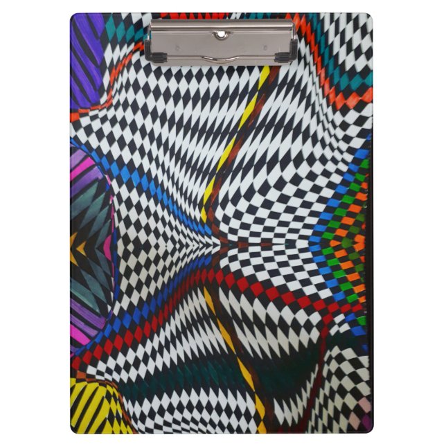 Pranchetas Área de Transferência de Ilusões Ópticas Psicodéli (Frente)