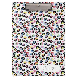 Pranchetas Área de Transferência de Impressão Animal Colorida