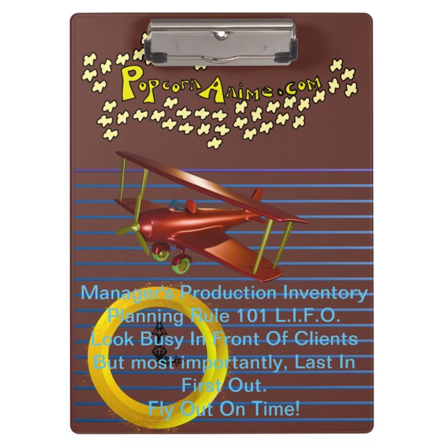 Pranchetas Área de Transferência de Inventário do Gerenciador (Frente)