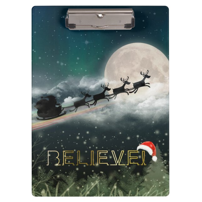 Pranchetas Área de Transferência de Natal da Viagem de Meia-N (Frente)