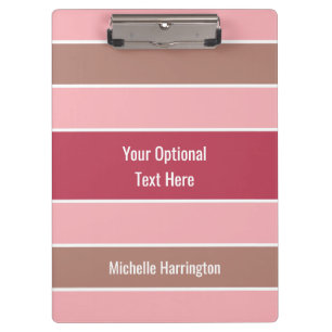 Pranchetas Área de transferência de nome personalizado do pad