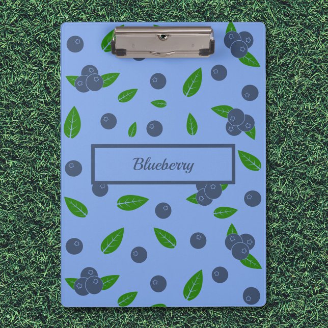 Pranchetas Área de Transferência de Padrão de Aromas (Blueberry pattern Clipboard)