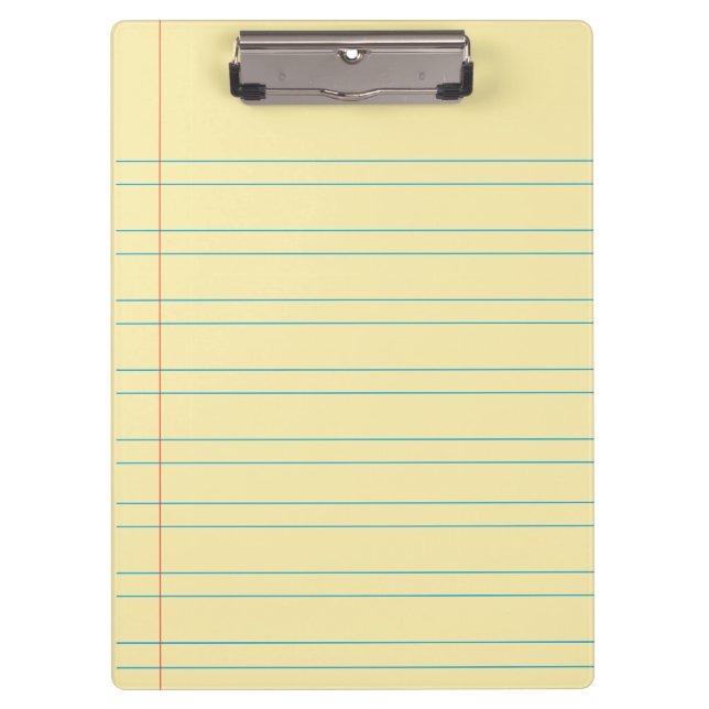 Pranchetas Área de Transferência de Papel de Notebook Vincula (Frente)