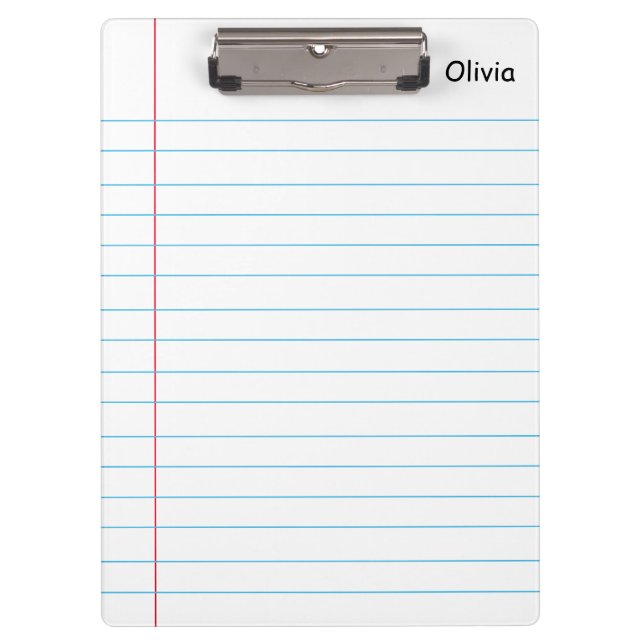 Pranchetas Área de Transferência de Papel Vinculado para Note (Frente)