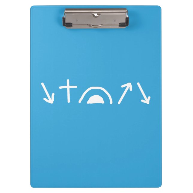 Pranchetas Área de Transferência de Setas do Evangelho (Frente)