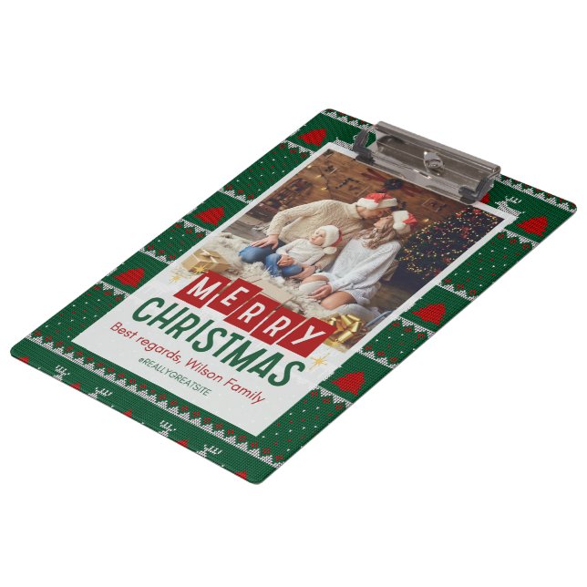 Pranchetas Área de Transferência de Site de Feliz Natal Realm (Inclinado)