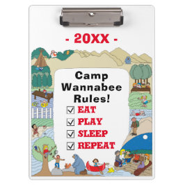 Pranchetas Área de Transferência de Viagem Camp Road