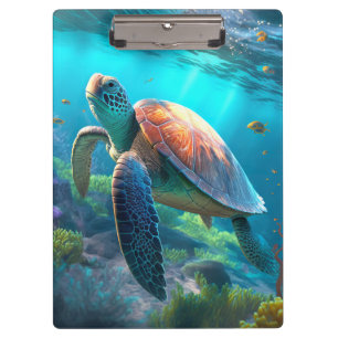 Pranchetas Área de Transferência de Vida Selvagem do Oceano c