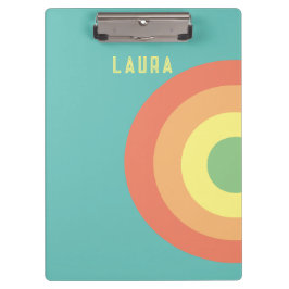 Pranchetas área de transferência do arco-íris 80s