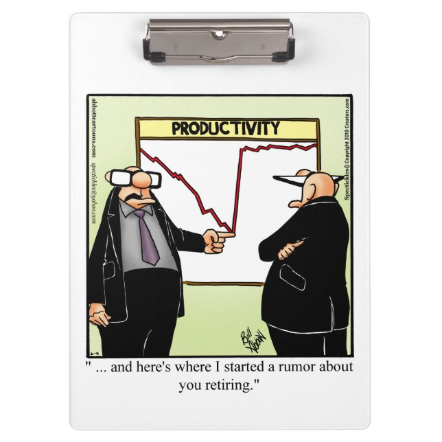 Pranchetas Área de Transferência do Business Office Humor (Frente)