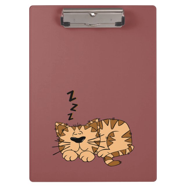 Pranchetas Área de Transferência do Gatinho Cat Nap (Frente)