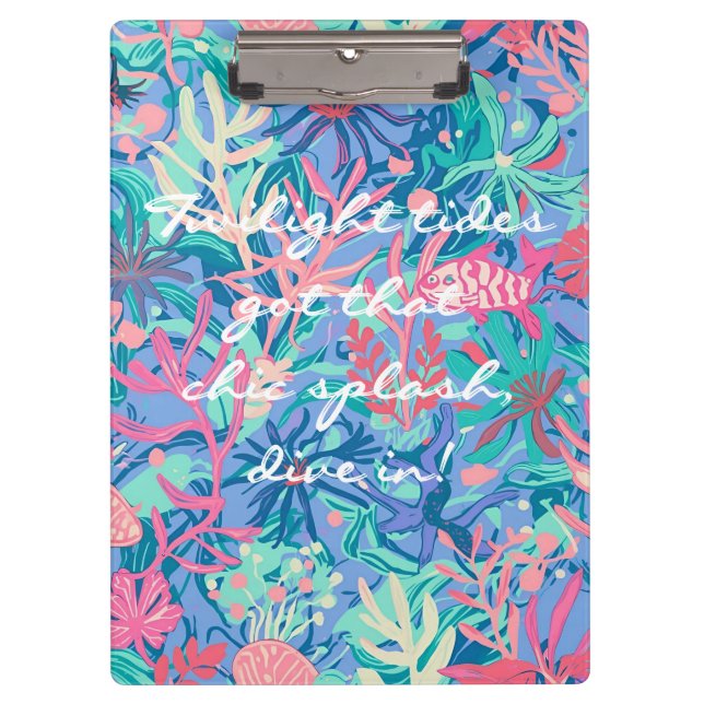 Pranchetas Área de transferência em gráfico elegante (Frente)