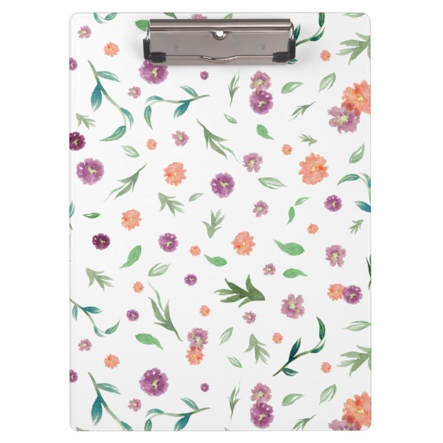 Pranchetas Área de transferência floral para a mãe | Oferta d (Frente)