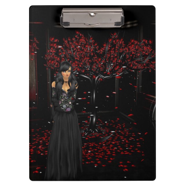 Pranchetas Área de Transferência Gótica Escura (Frente)