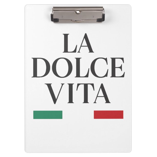 Pranchetas Área de Transferência Italiana Dolce Vita (Frente)