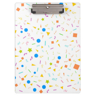 Pranchetas Área de Transferência Padrão Confetti