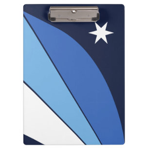 Pranchetas Área de Transferência Patriótica com bandeira de C