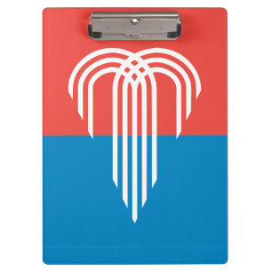 Pranchetas Área de Transferência Patriótica com bandeira de K