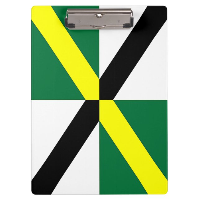 Pranchetas Área de Transferência Patriótica com bandeira de M (Frente)