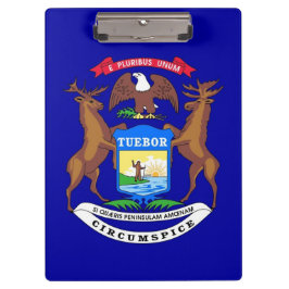 Pranchetas Área de Transferência Patriótica com bandeira de M