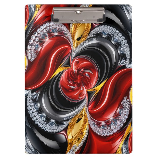 Pranchetas Área de Transferência Patriótica com Cores Alemãs (Frente)