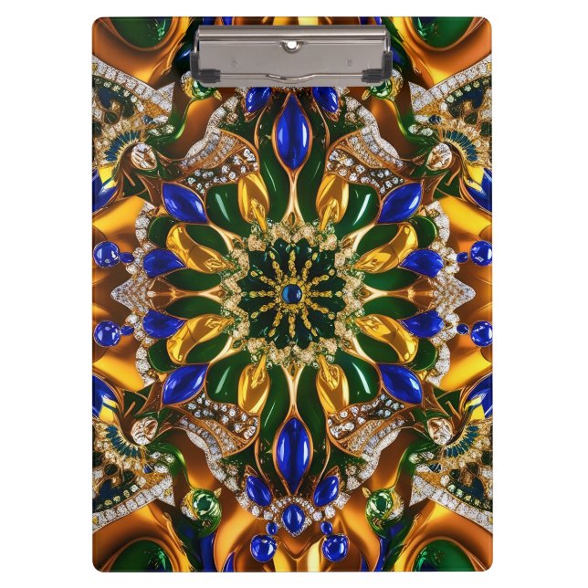 Pranchetas Área de Transferência Patriótica com Cores do Bras (Frente)