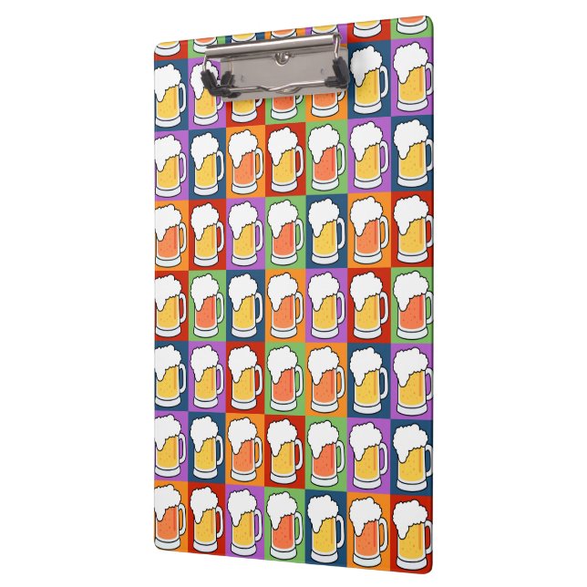 Pranchetas Área de transferência personalizada BEER Pop Art (Esquerda)