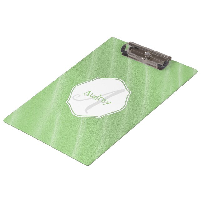 Pranchetas Área de Transferência Personalizada da Areia Verde (Inclinado)