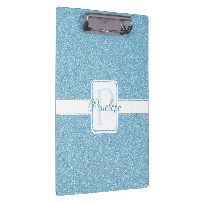 Pranchetas Área de Transferência Personalizada da Glitter Azu (Direita)