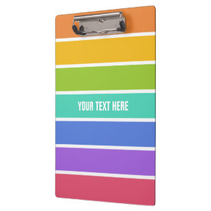 Pranchetas Área de transferência personalizada das cores do a