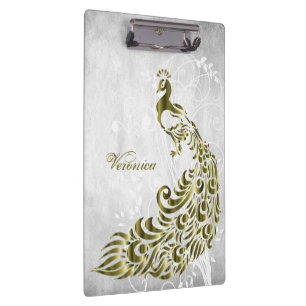 Pranchetas Área de Transferência Personalizada de Peacock D