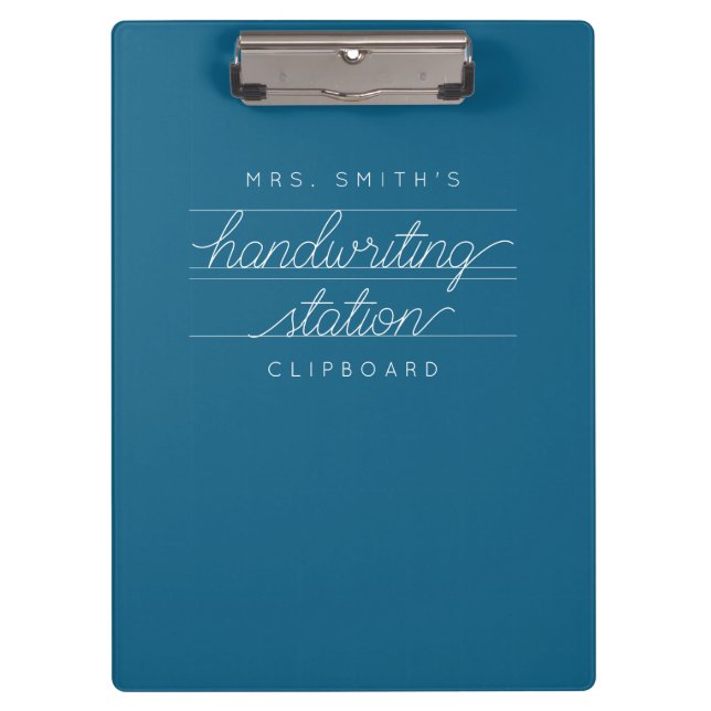 Pranchetas Área de Transferência Personalizada de Professores (Frente)