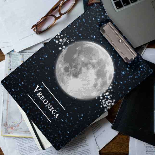 Pranchetas Área de Transferência Personalizada Lunar (Lunar Personalized Clipboard)