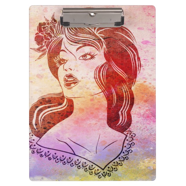 Pranchetas Área de transferência retrato (Frente)