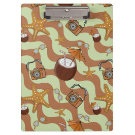 Pranchetas Área de transferência Starfish, Coconuts e Câmeras