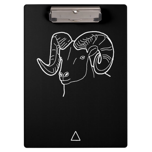 Pranchetas Aries Zodiac Sign -  (Frente)