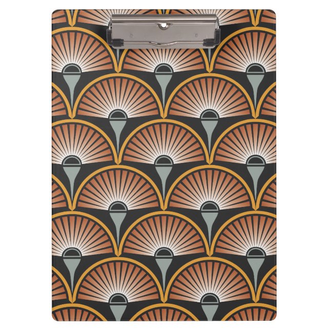 Pranchetas Art Deco Jazz Age Sunset Jukebox (Frente)