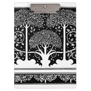 Pranchetas Art Nouveau Tree Beardsley Pattern