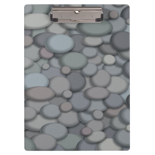 Pranchetas Arte Colorida River Rock Pebbles (Frente)