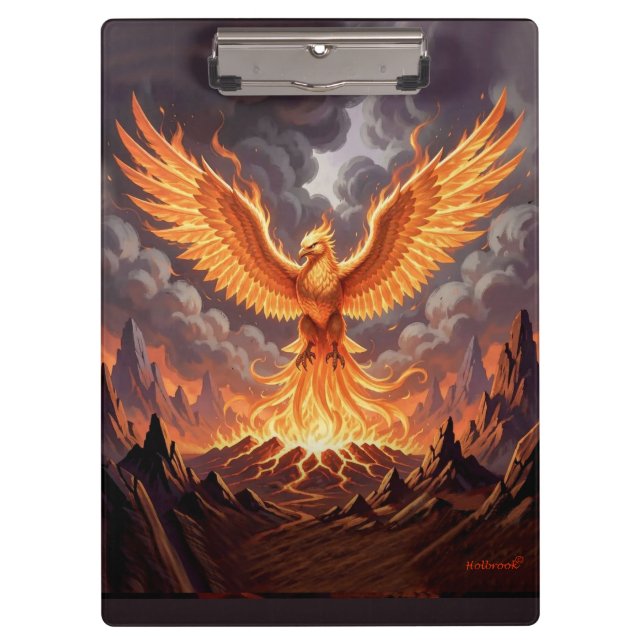 Pranchetas Arte de Parede Tríptico Phoenix Majestique (Frente)