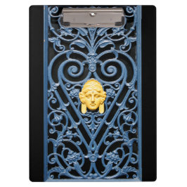 Pranchetas Arte Deco Cabeça Mulher Coração Ferida Clipboard d