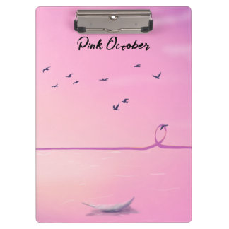 Pranchetas Arte Pastel Outubro Rosa