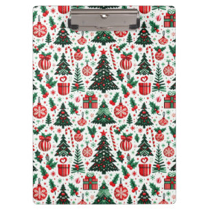 Pranchetas Árvore de Natal, presentes, cana doce