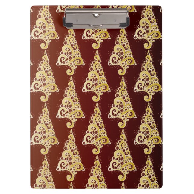 Pranchetas Árvore de Natal Sparkly (Frente)