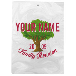 Pranchetas Árvore vívida reunião de família personalizada